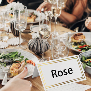 Tarjetas de Lugar para Bodas, Fiestas, Mesa, Mensaje, Tarjeta de Felicitación, Suministros para Eventos, Tarjeta de Asiento - Product Image 4