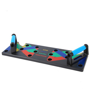 Sistema de entrenamiento corporal multifuncional para gimnasio en casa, barra de flexiones con contador y temporizador, tabla de flexiones ajustable - Product Image 2
