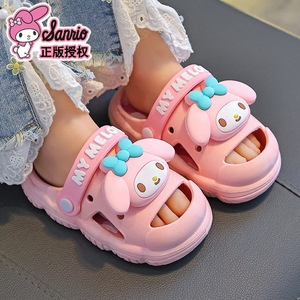 Sandalias <span class=keywords><strong>de</strong></span> Verano Kulomi para Niños y Niñas, Chanclas <span class=keywords><strong>de</strong></span> PVC con Punta Cerrada, Antideslizantes, Transpirables, con Dibujos Animados <span class=keywords><strong>de</strong></span> Sanrio, con Orificios Pequeños y Medianos - Product Image 3