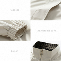 Veste de travail en toile pour homme, personnalisable avec logo, style streetwear, vêtement d'hiver