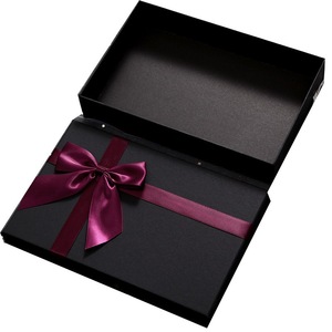 Wholesale Premium Black Rectangular Gift Box With Souvenir Cups, Clothes And Other Packaging Gift Boxes