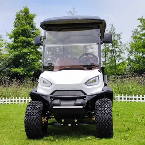 72 Volt Lithium Battery Powered Street Legal 4 Wheels 6 Seater Electric Offroad Beach Golf Buggy Cart For Sale