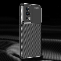 Pour l'étui Xiaomi, coque de protection antichoc en Fiber de carbone TPU pour téléphone portable
