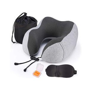 A forma di U comodo cuscino per il collo in Memory Foam portatile da viaggio per aereo - Product Image 1