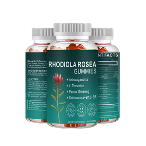 תוסף גומי רודיולה טבעי למבוגרים - לשיפור מצב הרוח והפגת מתחים, התאוששות אנרגטית, שיפור השינה ותמיכה בזיכרון - Product Image 1