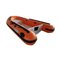 3.5M PVC Aluminium Rib Bateau 350 Moteur PVC Gonflable Bateau Double Modèle Hors-Bord Combo Ensemble Pêche Aviron Lac Sports Surf