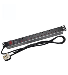 PDU de rack réseau de base pour serveur, 19 pouces, type UK, pour centre de télécommunications - Product Image 5