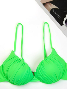 Logotipo personalizado al por mayor Bikini brasileño Mujeres Dos piezas Trajes de baño Sombrero de <span class=keywords><strong>vaquero</strong></span> Triángulo Traje de baño con aros Traje de baño - Product Image 6