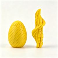Factory Price Bulk Buy Hinged 3D Printed Fidget Egg Durable Silk Finish PLA Tactile Sensory Surface High Quality Export Novel