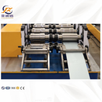 Machine de formage de rouleaux à double ligne, contrôlée par PLC, motorisée, haute précision, pour la fabrication de lames de volets roulants en fer à froid