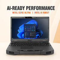 Nueva Laptop Resistente Getac S510 Intel AI Ready con Pantalla FHD de 15.6 Pulgadas, Baterías Intercambiables en Caliente, Windows 11 Pro para Trabajo de Campo