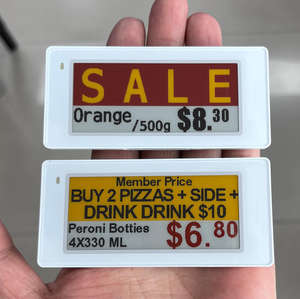 Sistema ESL de Etiquetas Electrónicas para Supermercados con Pantalla a Color, Etiqueta de Precio Digital con Wi-Fi y Pantalla de 4 Colores para Tiendas Minoristas - Product Image 1