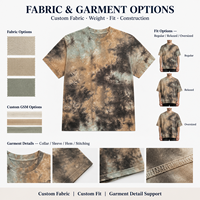 Fabricant de T-shirts Vintage Tie-Dye 100% Coton Lavé Streetwear – OEM ODM Marque Privée Vente en Gros pour Commandes en Gros de Marques