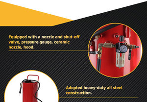 Pot de <span class=keywords><strong>sablage</strong></span> détachable de 26 gallons SB26, avec soupape de sécurité de décompression - Product Image 3