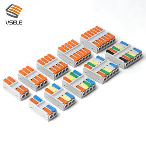 Konektor Kabel Listrik Universal Mini Ringkas LED Fast Connectors 222 3 Pin Sambungan Tekan Tuas Terminal Pengkabelan - Product Image 5