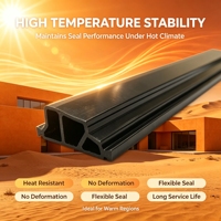 Bande thermique isolante creuse en PA66 Nylon 66 pour système de profilés aluminium, isolation phonique des fenêtres, matériau de qualité supérieure