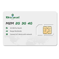 Carte SIM M2M compatible avec le suivi GPS mondial, utilisation internationale, roaming mondial pour les appareils Android et iOS