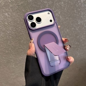 Funda magnética translúcida mate para iPhone 11 12 17 Pro Max con soporte invisible, tacto suave y acabado mate, de fábrica. - Product Image 5
