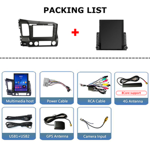Autoradio Stile Tesla 9.7" <span class=keywords><strong>2</strong></span>+32G per Honda Civic 2006 - 2011 con Car-play GPS Wifi - Product Image 4