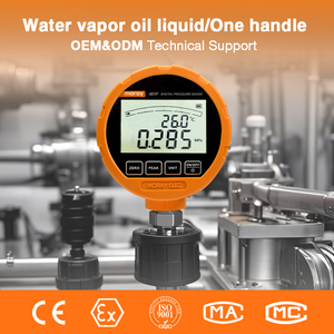 मोरे me461p उच्च सटीकता मैनोमीटर स्टेनलेस स्टील Lcd डिस्प्ले टेम्म्प माप तेल पानी ईंधन डिजिटल दबाव गेज - Product Image 4