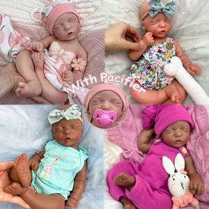 Poupées Reborn en Silicone Édition Limitée pour Filles, Réalistes, Poids Réel, 18 Pouces, pour Entraînement Maternel et Accessoire Photo - Product Image 1