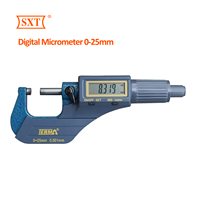 Micrómetro Digital IP65 de 0-25 mm, Micrómetro Exterior Electrónico de Alta Precisión de 0.001 mm con Herramienta de Control de Calidad Industrial