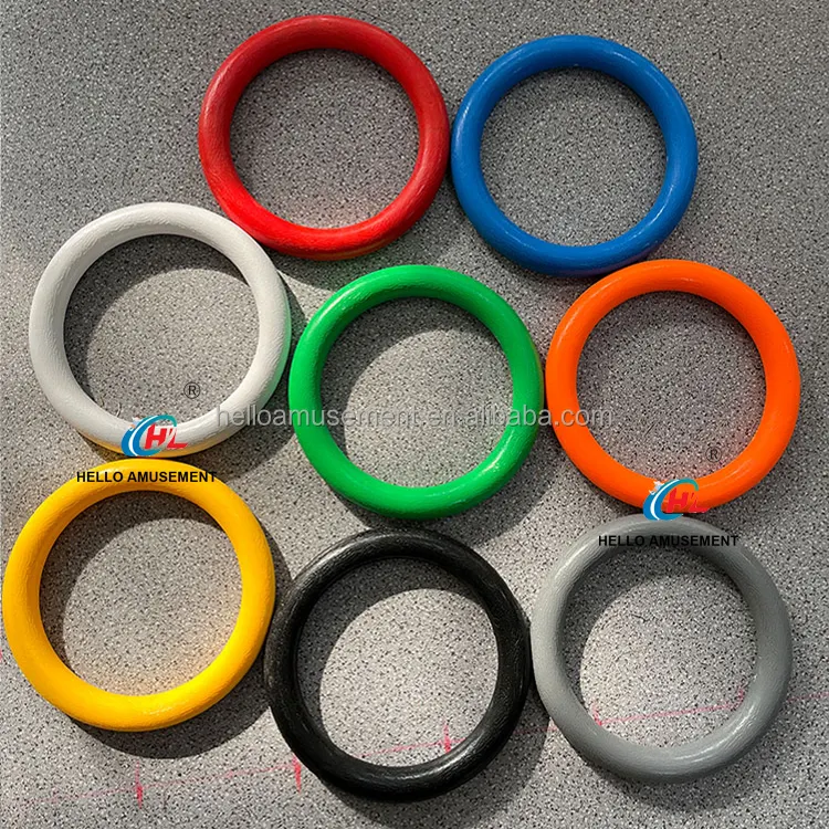 Hängende Rings chaukel Zubehör ABS Kunststoff Rundring sensorische Schaukel Aufhängung Scheibe Kletterseil Zubehör zum Verkauf