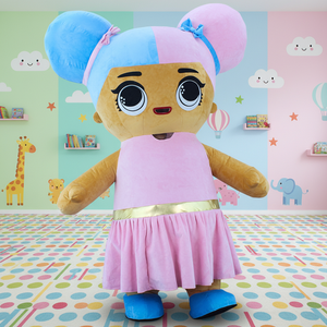 Costumes <span class=keywords><strong>de</strong></span> mascotte <span class=keywords><strong>de</strong></span> personnage <span class=keywords><strong>de</strong></span> dessin animé fantaisie pour fêtes <span class=keywords><strong>de</strong></span> fin d'année, 2,2 m, LOL Girl, costumes <span class=keywords><strong>de</strong></span> cosplay, costumes <span class=keywords><strong>de</strong></span> mascotte <span class=keywords><strong>de</strong></span> films et <span class=keywords><strong>de</strong></span> séries télévisées, robe <span class=keywords><strong>de</strong></span> fête - Product Image 1