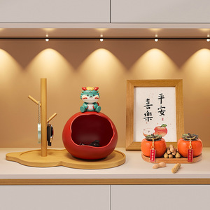 Adorno Decorativo Xiao Qinglong para la Entrada, Porta Llaves, Regalo de Año Nuevo para la Sala de Estar, Regalo de Inauguración, Regalo de Ceremonia de Apertura - Product Image 3
