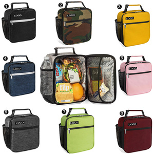 Custom Thickened Aluminum Foil Portable Thermal Insulated Lunch <b>Cooler</b> Bag for Adults Durable Insulated Lunch Bag <b>Ice</b> <b>Packs</b> for - Product Image 2