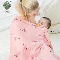 Arbre en mousseline Couverture d'emmaillotage douce en coton personnalisée pour bébé Couverture d'emmaillotage pour bébé nouveau-né Couverture en mousseline pour nouveau-né