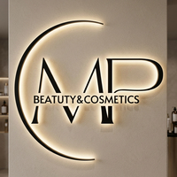 Letras de Canal Profesionales para Tiendas, Letrero Personalizado 3D de Acrílico con Iluminación LED, Letras de Señalización Comercial para Exteriores, Letrero LED para Negocios