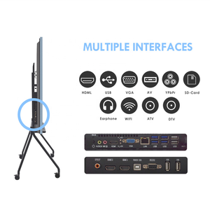 בית ספר אינטראקטיבי חכם אינטראקטיבי 4k hd 55/65/75/86/100/110 אינץ '<span class=keywords><strong>lcd</strong></span> מפגש תצוגה אלקטרוני דיגיטלי דיגיטלי שטוח מובנה - Product Image 3