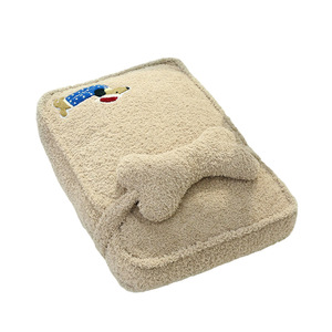 Dachshund Pet Bed Rectangle Polyester Fiber Fill Hand Wash Dog Bed for <b>Small</b> Medium Dogs - Product Image 2