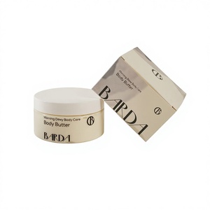 Gommage corporel en gros avec pot et couvercle blanc, feuille d'aluminium à l'intérieur, étiquette personnalisée, boîte en carton et manchon en cellophane pour l'exportation - Product Image 1