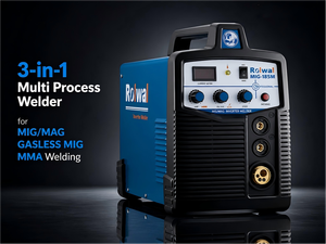 Máquina de Soldadura <span class=keywords><strong>MIG</strong></span> CO2 Rolwal con Ciclo de Trabajo Alto, Compatible con Argón con y sin Gas - Product Image 1