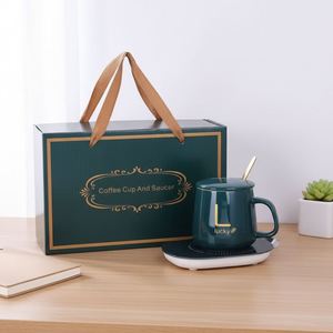 Taza de Café Eléctrica con Calefacción USB 2026, Calentador de Tazas de Cerámica, Juego de Regalo Inteligente para Oficina y Camping - Product Image 2