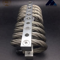 Isolateur de vibrations pour câbles métalliques en aluminium et acier inoxydable Hoan JGX-1276D-92B pour améliorer les performances des équipements industriels