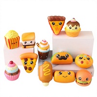 Jouets Squishy à Montée Lente Faible MOQ, Forme Pack de Snacks, Jouets Squishy en Forme de Pain Anti-Stress, Cadeaux Promotionnels Doux à Presser