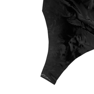 Combinaison en <span class=keywords><strong>latex</strong></span> naturel faite à la main, vente en gros, une pièce, 0,4 mm d'épaisseur, col en V profond, costume de bain pour femmes - Product Image 4