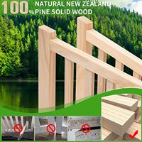Portes en bois autoportantes pour l'intérieur Barrière pour animaux de compagnie pour portes et escaliers Clôture et treillis
