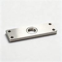 Service d'usinage CNC pour joints de fixation de portes et fenêtres en aluminium 6061/7075, pièces de connexion pour quincaillerie de meubles, butée de porte d'armoire