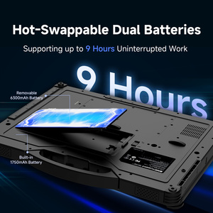Ordinateur portable robuste ODM/OEM 14 pouces, Windows 11 I5/<span class=keywords><strong>i7</strong></span> CUP, GPS 5G NFC WiFi BT, 32G+256G, écran tactile, étanche IP65, double batterie - Product Image 4