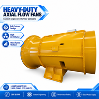 Ventilateur axial industriel robuste pour l'évacuation de l'humidité dans les systèmes de ventilation des fours à céramique et à briques, personnalisable