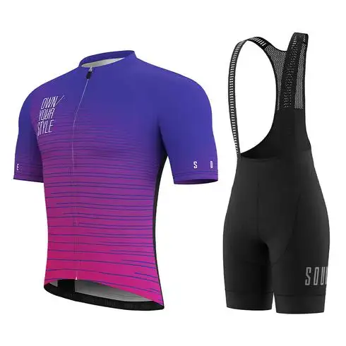 Souke Sports Bicycle Clothes Cycling Jersey And Bib Shorts Set Cycling Kit Men