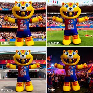 زي تنكري قابل للنفخ على شكل شخصية كرتونية للترويج والإعلان، نموذج بشري للعرض في الفعاليات الخارجية - Product Image 2