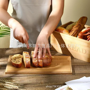 Boîte à pain en bambou avec planche à découper, couleur bois naturel, couvercle ouvrable, rangement de cuisine, boîte à pain de comptoir - Product Image 4