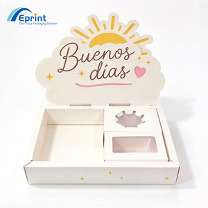Boîtes à pain en papier recyclé en stock pour plateaux de petit-déjeuner, emballages de restauration rapide à emporter, finition brillante pour événements festifs et rentrée scolaire - Product Image 4