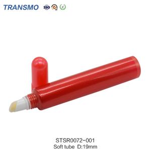 Tube de brillant à lèvres personnalisé de 15 ml avec applicateur souple en PE, bouchon à vis pour baume à lèvres compressible - Product Image 5