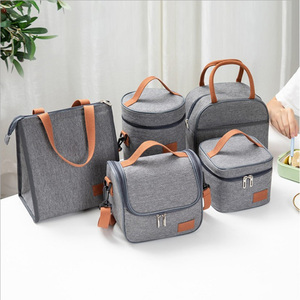 Custom Waterproof Piquenique Food Storage Bags para Student Alumínio Foil Cooler <span class=keywords><strong>Bag</strong></span> Isolado Lunch <span class=keywords><strong>Bag</strong></span> para Estudantes Crianças Homens Mulheres - Product Image 1